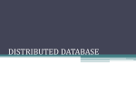 distributed database