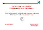 ultraviolet/visible absorption spectroscopy - www2.mpip