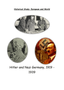 Hitler and the Nazis 1918-1939
