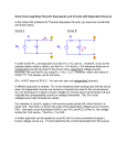 Some hints regarding Thevenin Equivalents and Circuits with