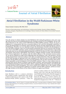 Atrial Fibrillation in the Wolff-Parkinson-White Syndrome