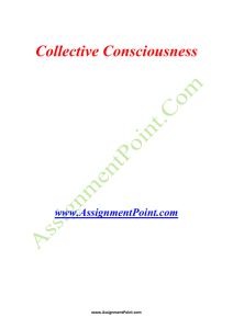 Collective consciousness in Durkheimian social