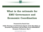 EMU Governance System