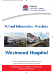 Westmead Hospital Patient Information Directory