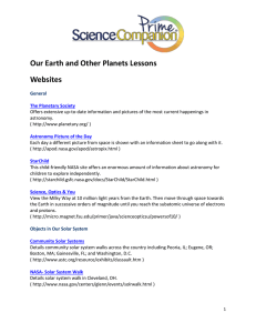 Our Earth and Other Planets Lessons