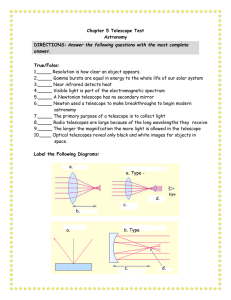 Chapter 5 Telescope Test