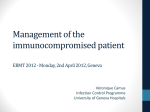 Management of the immunocompromised patient