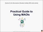 Practical Guide to Using MAOIs - Neuroscience Education Institute