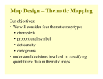 Map Design – Thematic Mapping