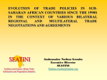 Evolution Of Trade Policies In Sub-Saharan African Countries Since