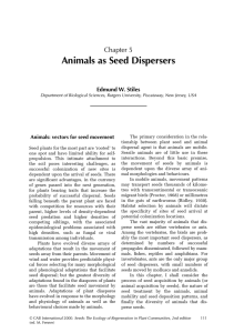 Animals as Seed Dispersers