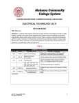 Electrical Technology - Alabama Community College System