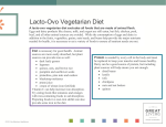 Lacto-Ovo Vegetarian Diet