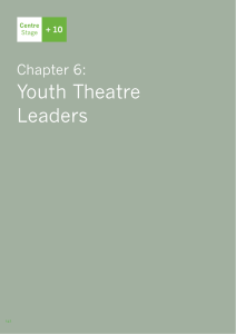 Youth Theatre Leaders - Youth Theatre Ireland