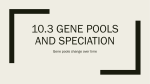 10.3 Gene pools and speciation