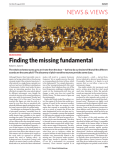 Finding the missing fundamental
