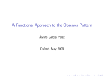 A Functional Approach to the Observer Pattern