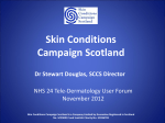 Skin Conditions Campaign Scotland