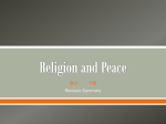 Religion and Peace