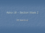 Astro 18 – Section Week 2