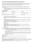TennCare Dental Orthodontic Readiness Necessity Form