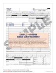 sample 1450 form single cord treatment