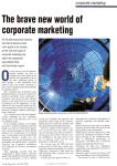 The brave new world of corporate marketing