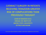 cataract surgery in patients receiving terazosin