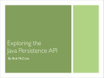 Exploring the Java Persistence API