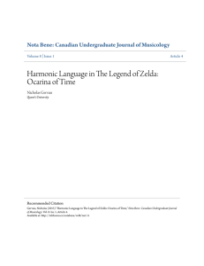 Harmonic Language in The Legend of Zelda: Ocarina of Time