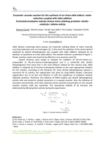 Enzymatic cascade reaction for the synthesis of an imino