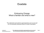 Exadata - Brian R. Hitchcock