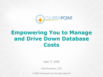 Empowering You to Manage and Drive Down Database Costs