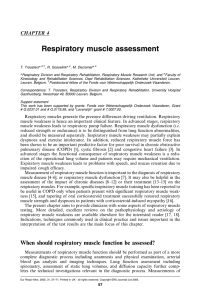 Respiratory muscle assessment