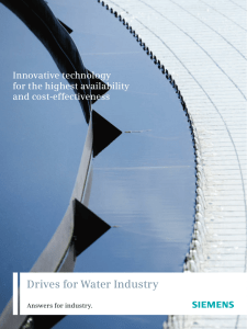 Drives for Water Industry