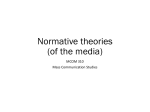 Normative theories (of press performance)