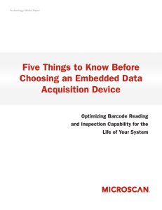 Five Things to Know Before Choosing a Data Acquisition Device for