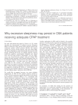 Why excessive sleepiness may persist in OSA patients