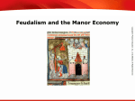 Feudalism and the Manor Economy