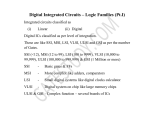 Digital Integrated Circuits – Logic Families (Pt.I)