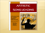 Artistic Song Leading (Lesson 1)