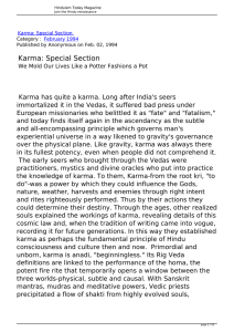 Karma - Hinduism Today