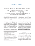 Macular Thickness Measurements in Normal Eyes Using Spectral