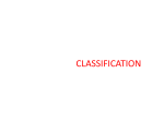 CLASSIFICATION ppt revision