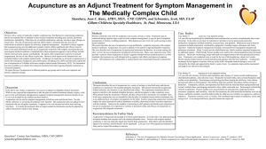 Acupuncture as an Adjunct Treatment for Symptom