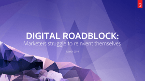 Digital Roadblock: Marketers Struggle to Reinvent