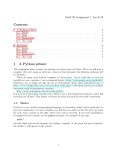 Contents 1 A Python primer