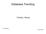 Database Trending