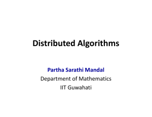 Distributed Algorithms