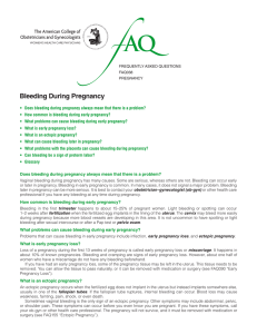Bleeding During Pregnancy